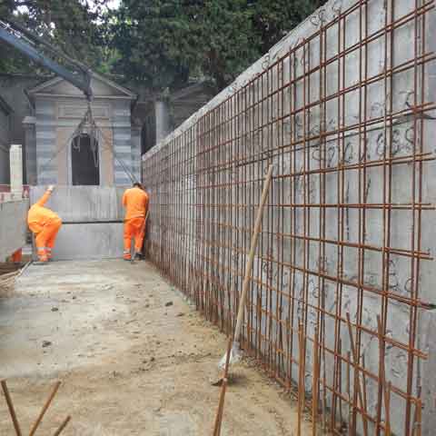 REALIZZAZIONE LOCULI CIMITERO CAMOGLI